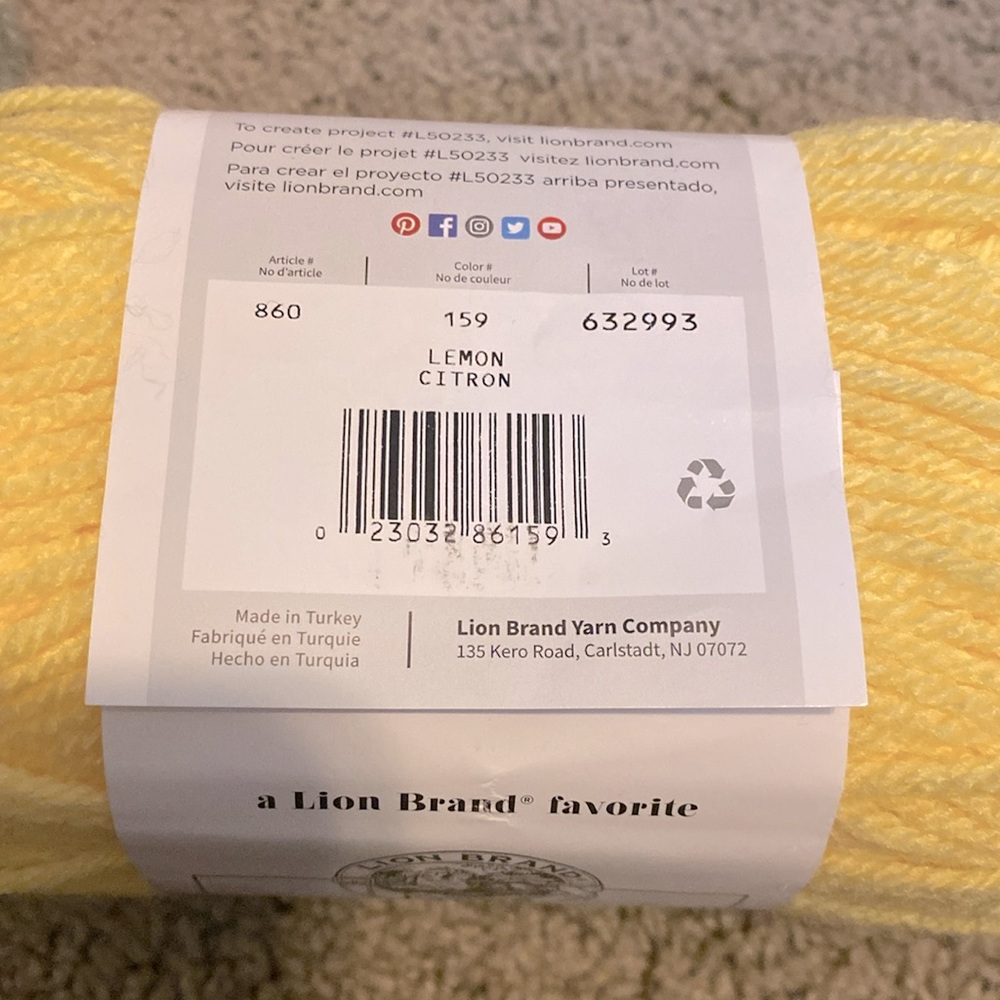 Lion Brand Vanna’s Choice Yarn - Picture 4 of 4